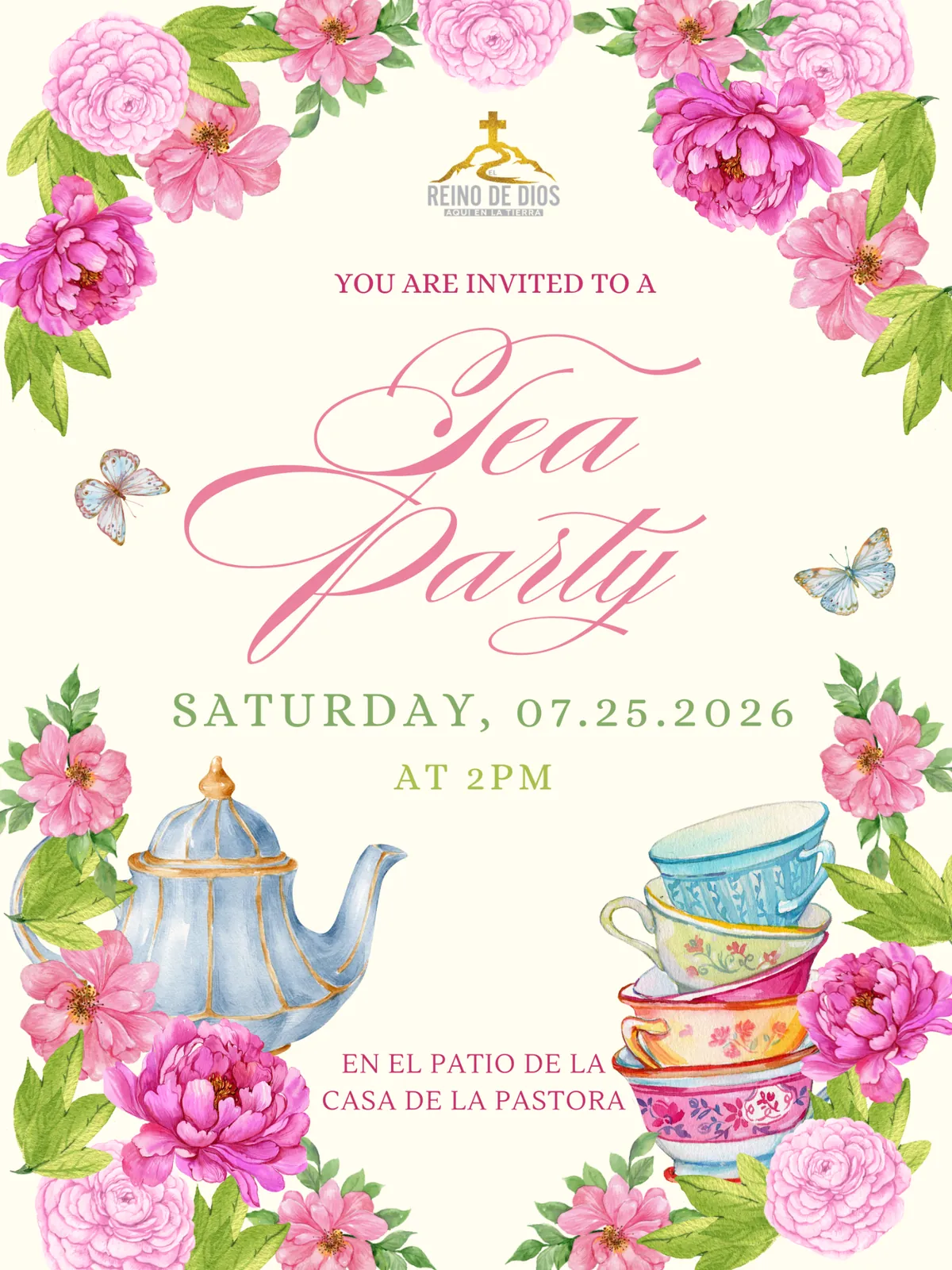 Tea Party At El Reino De Dios Aqui En La Tierra Church In Yonkers, NY